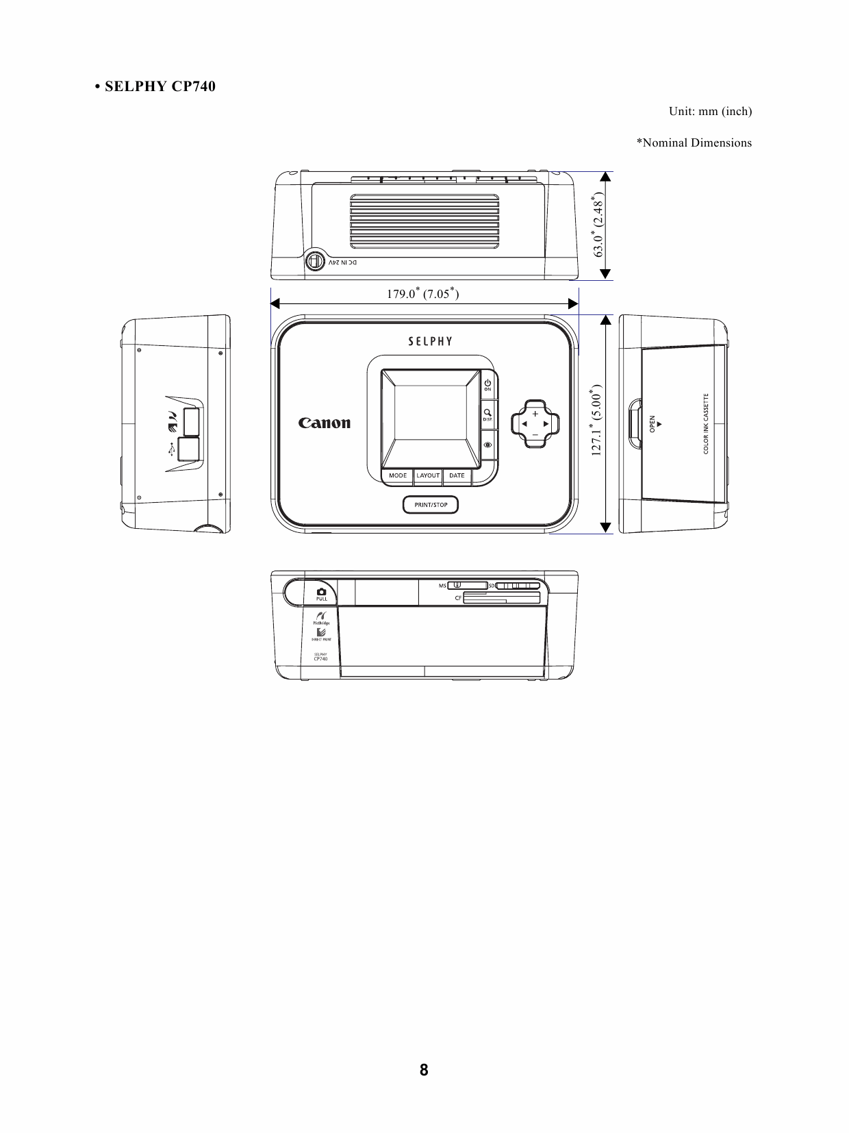 Canon SELPHY CP750 CP740 CP520 Service Manual-3